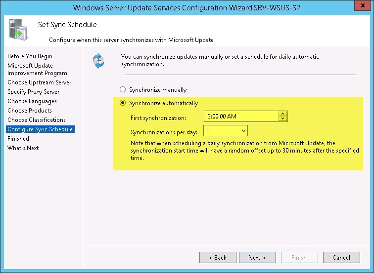 Windows Server update services. Wsus update